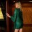 Christmas Women Clothing Beaded Dress Waist Controlled Sexy Dress Tied V neck 3/4 Sleeve