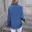 Spring Summer Casual Single Breasted Solid Color Color Matching Long Sleeve Collared Shirt Women Top