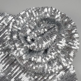 Silver Paillette Dress High Grade Light Luxury Evening Dress Bride Toast Dress Sexy Backless Dress Women