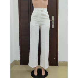 Women Clothing High Waist Straight Wide Leg Casual Trousers Spring, Autumn Winter