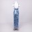 Sequined Blue Sequin V neck Dress with Shoulder Straps Sexy Dress Women Clothing