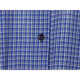 Women Clothing Elegant Bubble Long Sleeve Turtleneck Single Breasted Drawstring Plaid Shirt