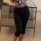 Women Clothing Summer Printed Fashionable Casual All Match Low Waist Tight Cropped Pants