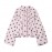 Women Clothing French Polka Dot Sleeve Top Back Bow Design Blouses