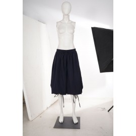 College Simple Loose Bud Shaped Pants Elastic Waist Drawstring All Match Middle Pants Retro Street Casual Pants Women