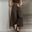 Retro Affordable Luxury Design Loose Slimming Casual Pants High End High Waist A line Small Wide Leg Pants