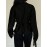 Fall Women Clothing Top Pullover Square Collar Puff Sleeve Waist Tight Sweet Elegance Shirt