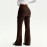 Faux Two Piece Lace up Trousers Women High Waist Slimming Irregular Asymmetric Two Piece Set Pants