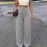 Home Casual Relaxed Cotton Linen Drawstring Trousers Women Clothing Summer