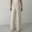 Casual Trousers for Women Autumn High Waist Metal Decoration Straight Leg Pants