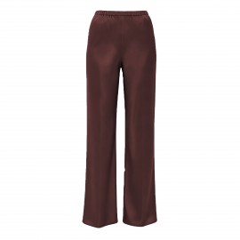 Women Clothing Imitation Acetate Satin Wide Leg Pants Boutique High Waist Elastic Drape Solid Color Trousers for Women