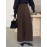 Office Retro Coffee Color Small Slim Fit Women Pants Light Luxury Wide Leg Design Loose Straight Casual Pants