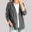 Spring Autumn Cotton Linen Casual Cardigan Long Sleeved
