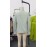 French Vertical Striped Bubble Stand up Collar Bowknot Large Ribbon Lace up Shirt