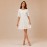 Sequined Short Sleeve A line Dress Cocktail Women Short Dress