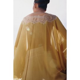 Women Clothing Fashionable Stitching Lace Shirt