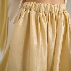 Bloomers Summer Streamer Trend Lazy Loose Casual Long Chiffon Pants