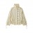 Women Clothing Autumn Vintage Stripe Collared Long Sleeve Coat