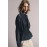 Autumn Women Clothing Fashionable All Match Long Sleeve round Neck Double Breasted Vertical Shirt Top