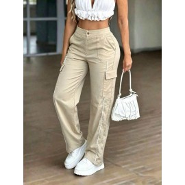 Street Casual White Line Workwear Women Clothing Autumn Winter