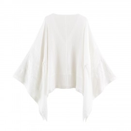 Women Clothing Autumn Design Cloak Shirt